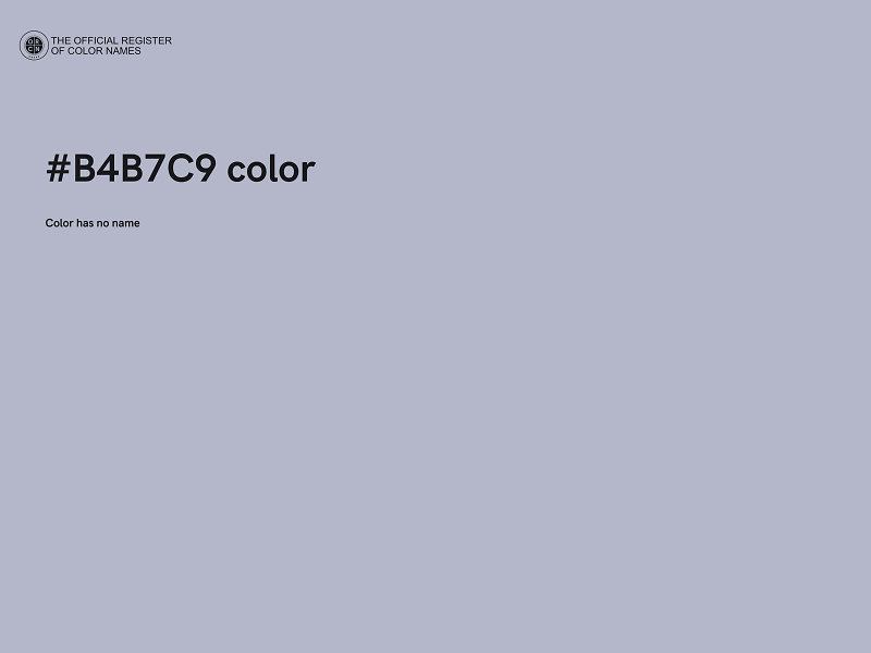 #B4B7C9 color image