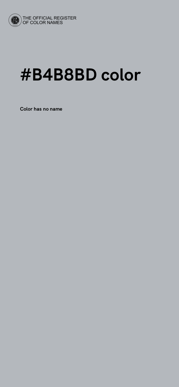 #B4B8BD color image