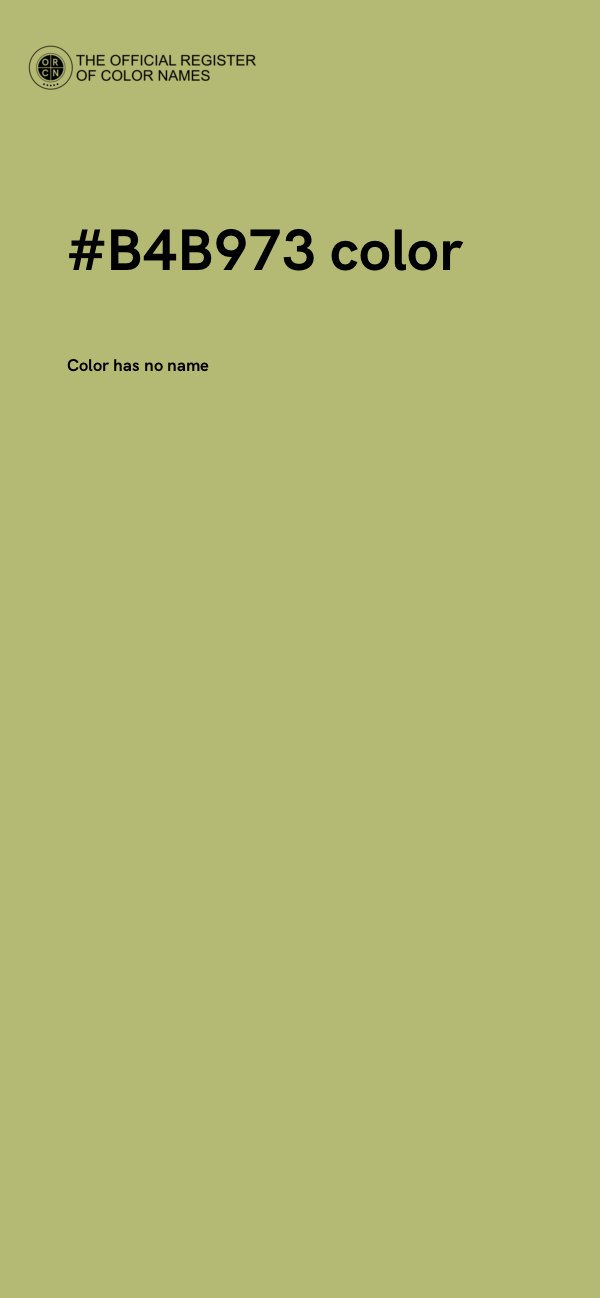 #B4B973 color image