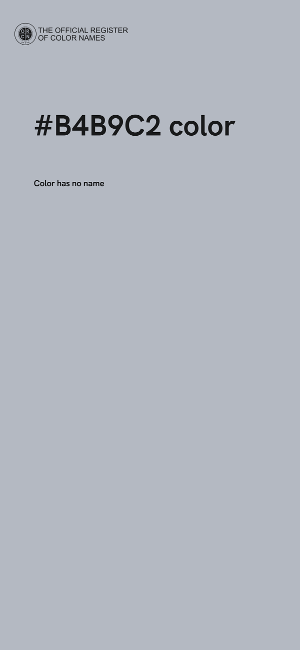 #B4B9C2 color image