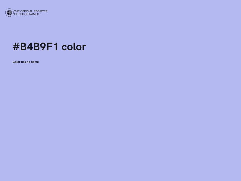 #B4B9F1 color image