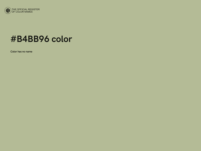 #B4BB96 color image