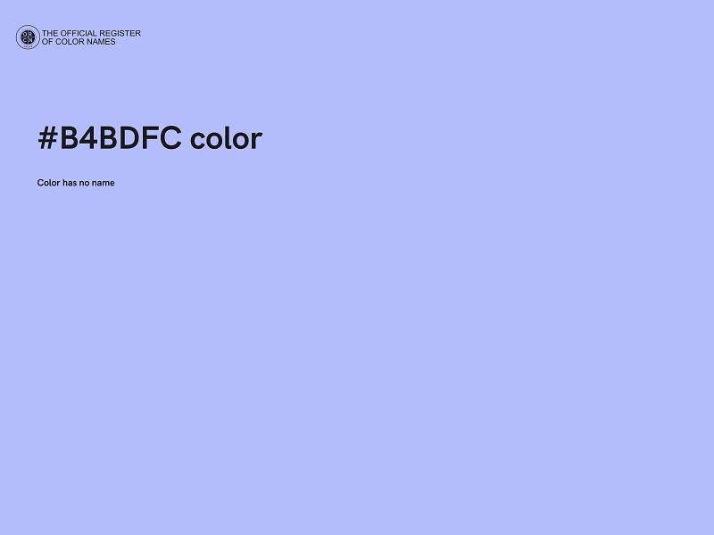#B4BDFC color image