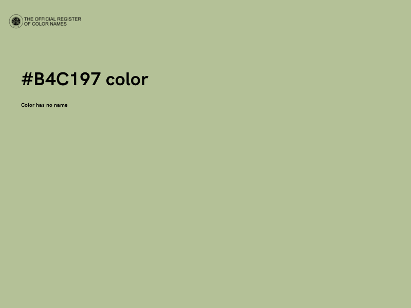 #B4C197 color image