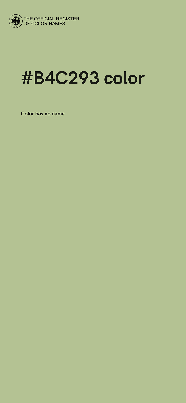 #B4C293 color image