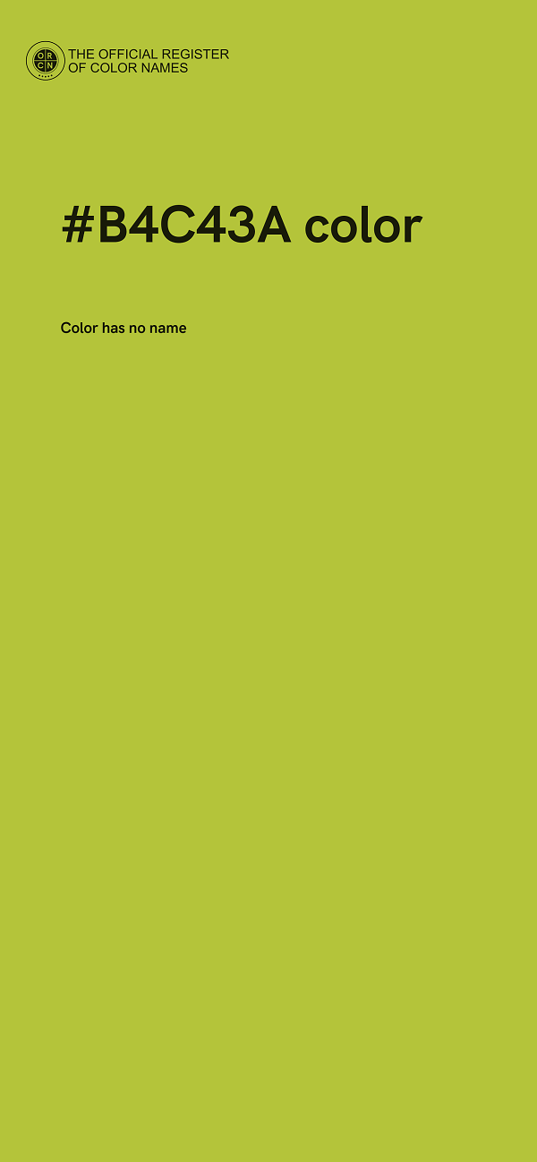 #B4C43A color image