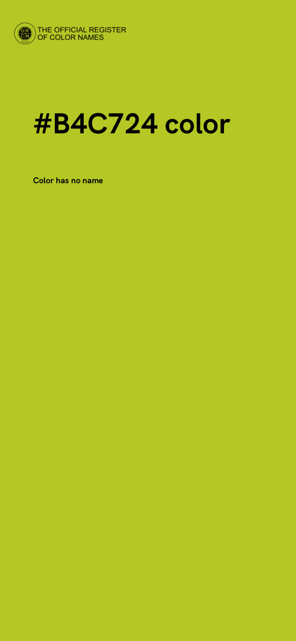 #B4C724 color image