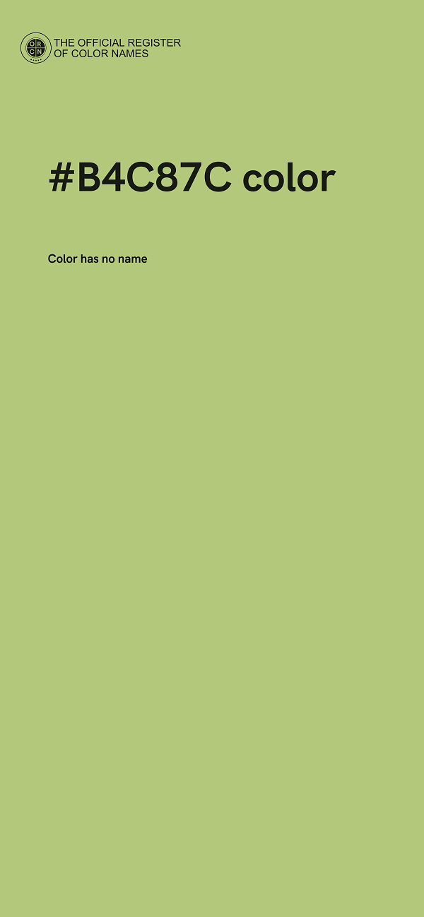 #B4C87C color image