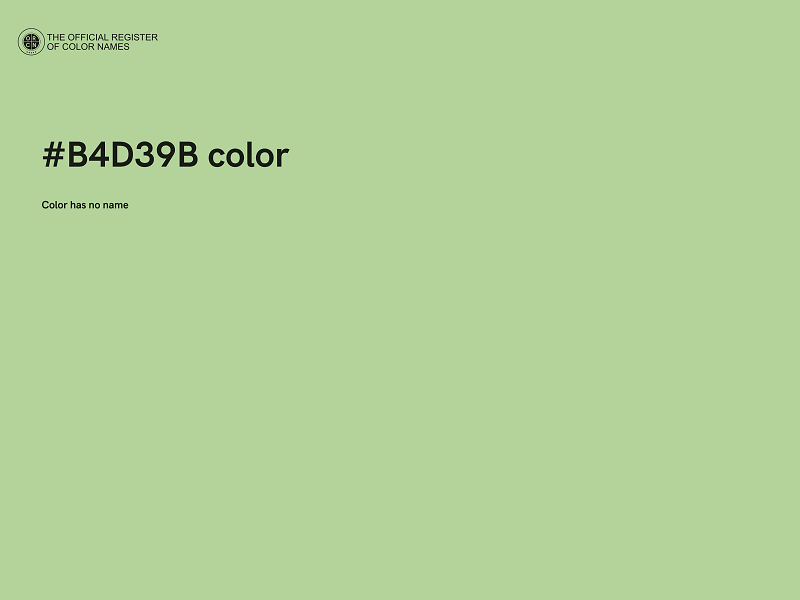 #B4D39B color image