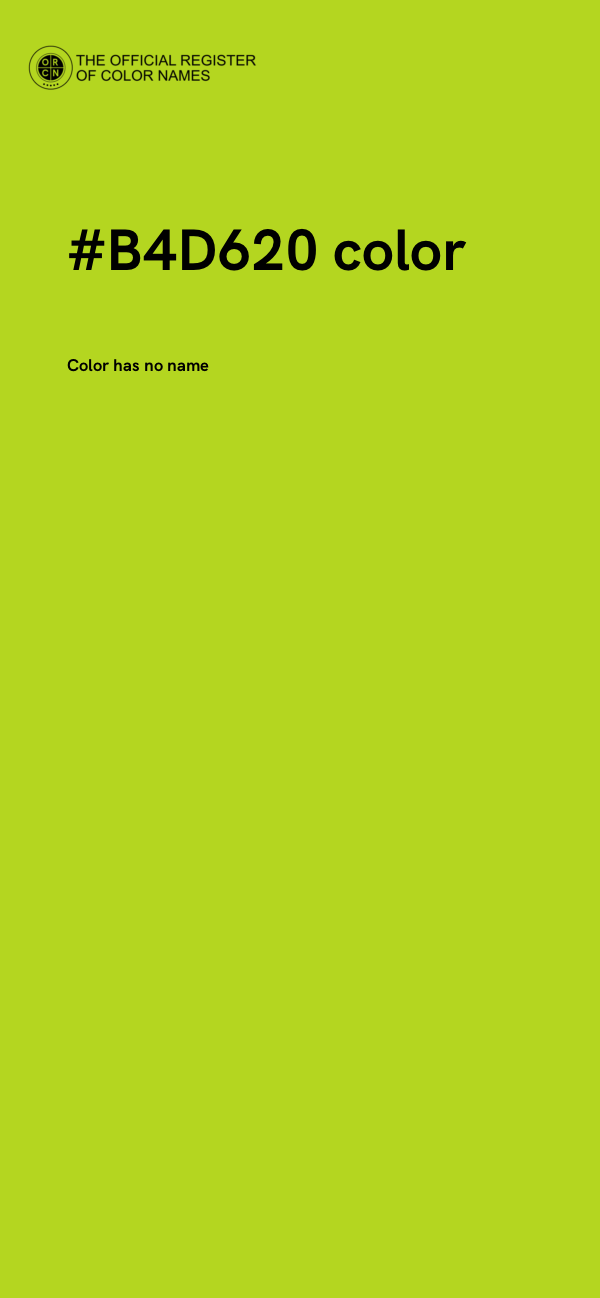 #B4D620 color image