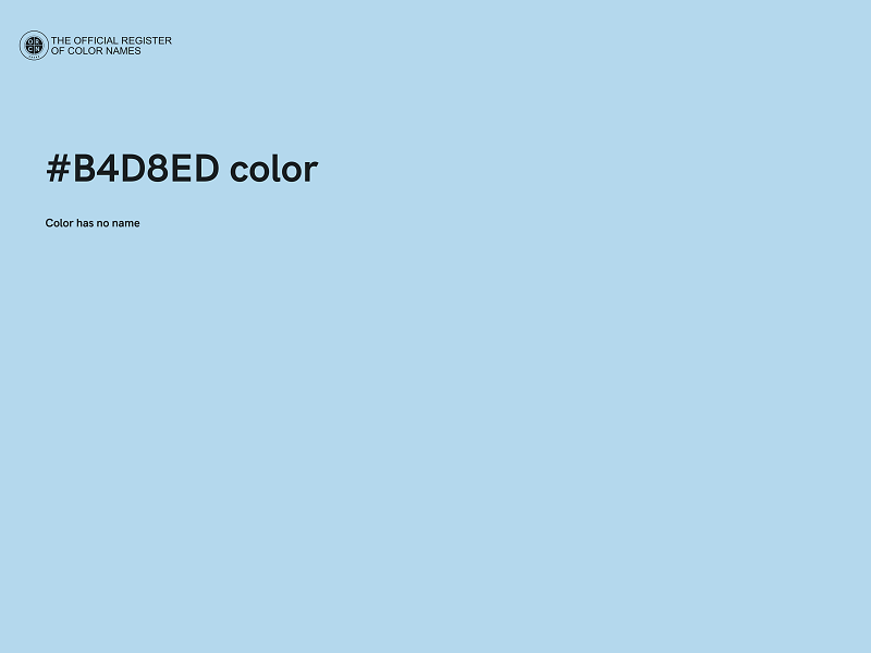 #B4D8ED color image