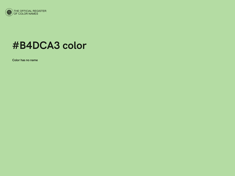 #B4DCA3 color image