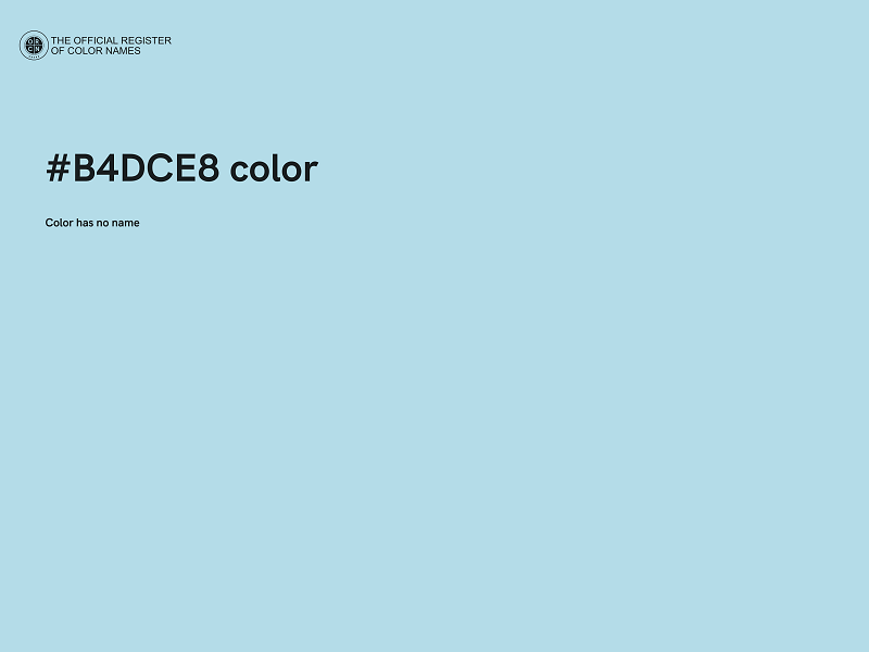 #B4DCE8 color image