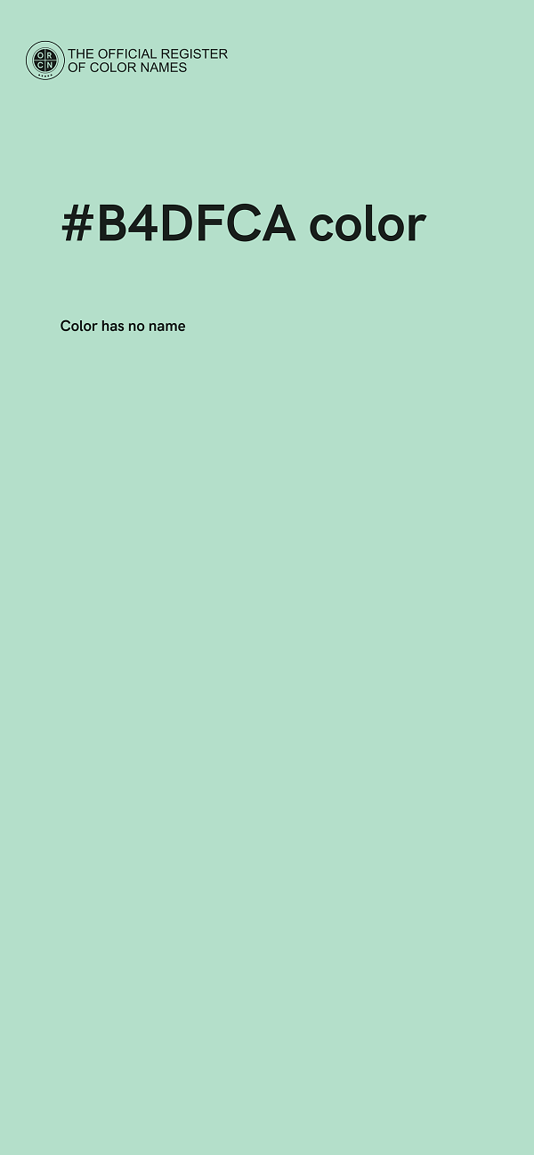 #B4DFCA color image