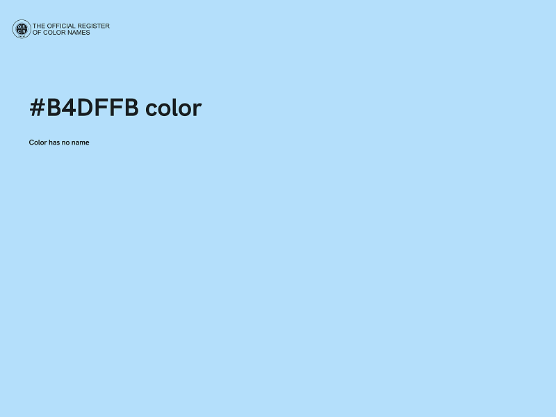 #B4DFFB color image