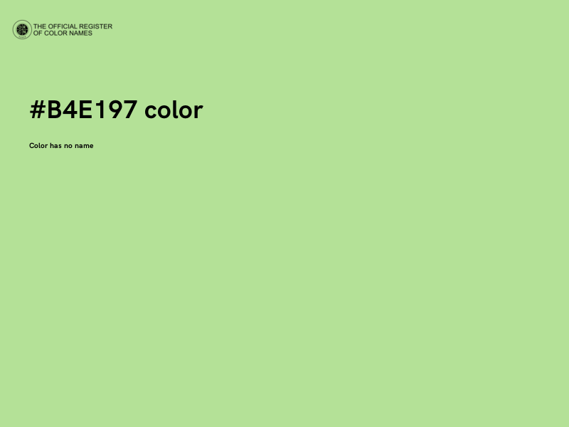 #B4E197 color image