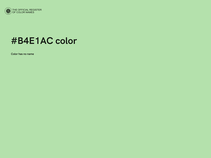 #B4E1AC color image