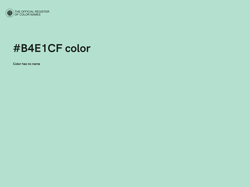 #B4E1CF color image