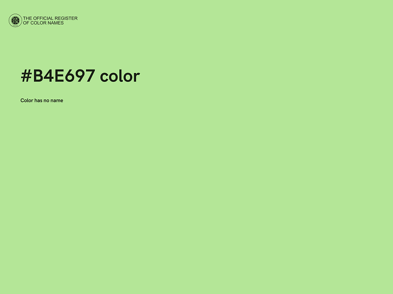 #B4E697 color image