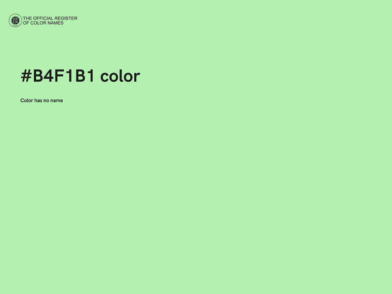 #B4F1B1 color image