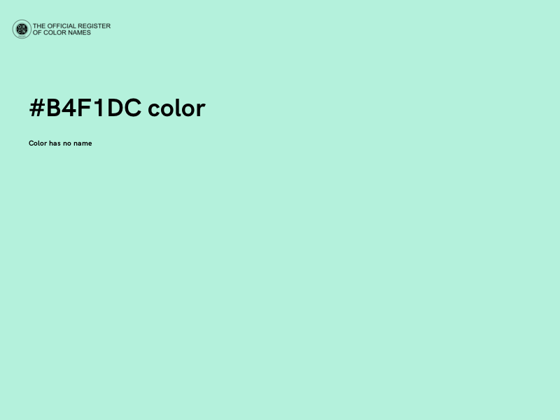 #B4F1DC color image