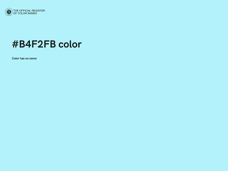 #B4F2FB color image