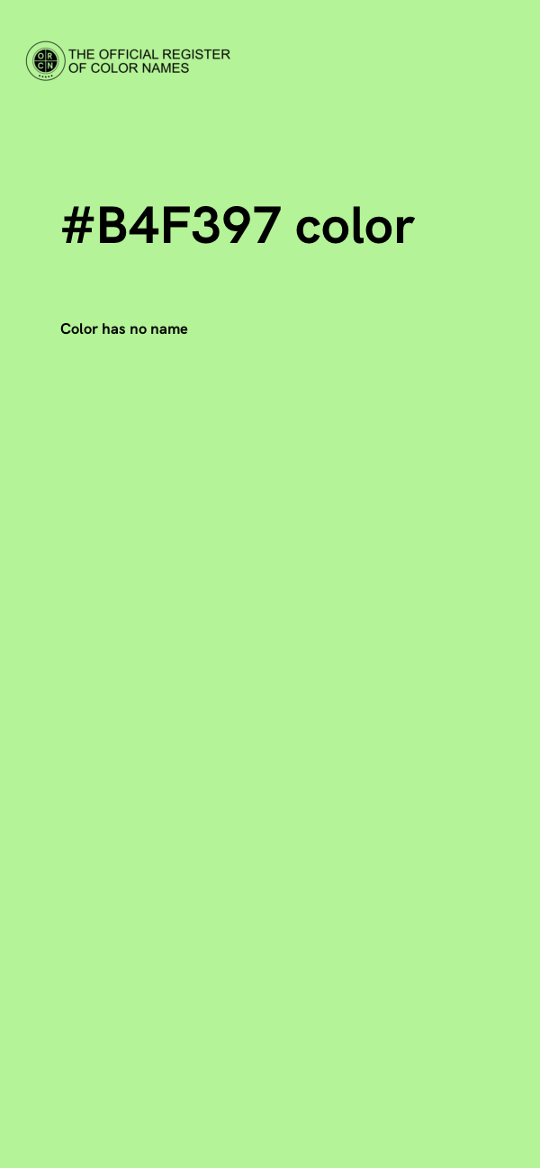 #B4F397 color image