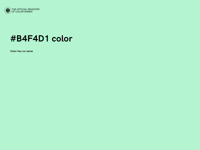 #B4F4D1 color image