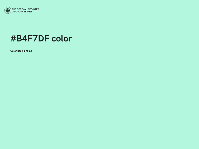 #B4F7DF color image