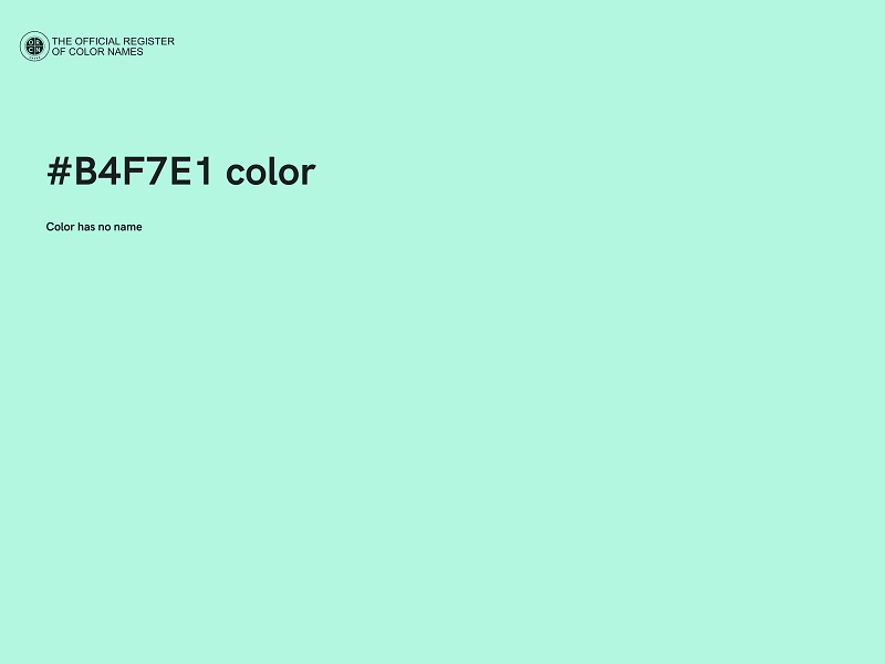 #B4F7E1 color image