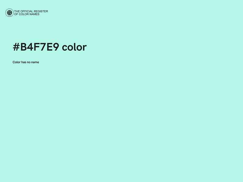 #B4F7E9 color image