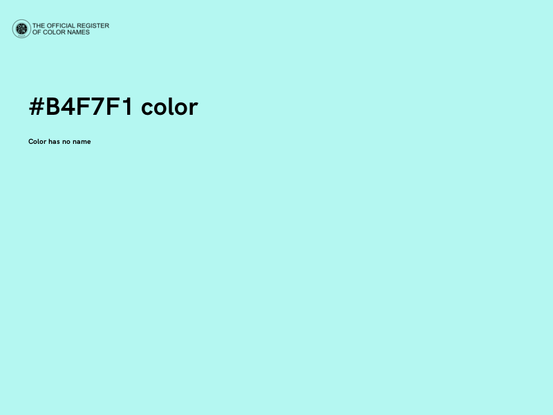 #B4F7F1 color image