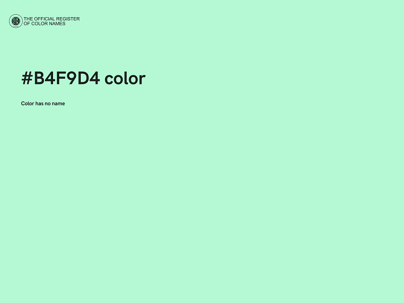 #B4F9D4 color image