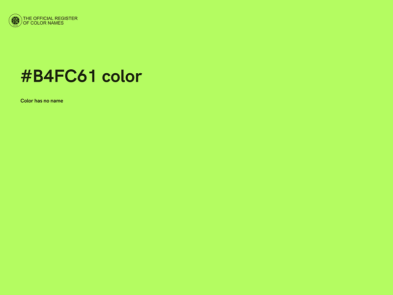 #B4FC61 color image