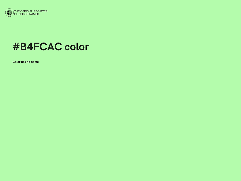 #B4FCAC color image