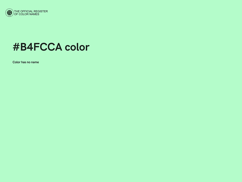 #B4FCCA color image