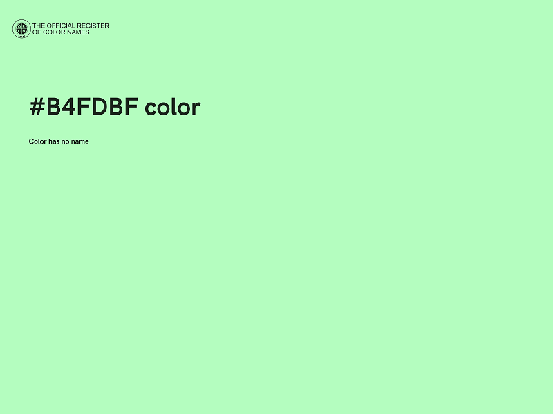 #B4FDBF color image