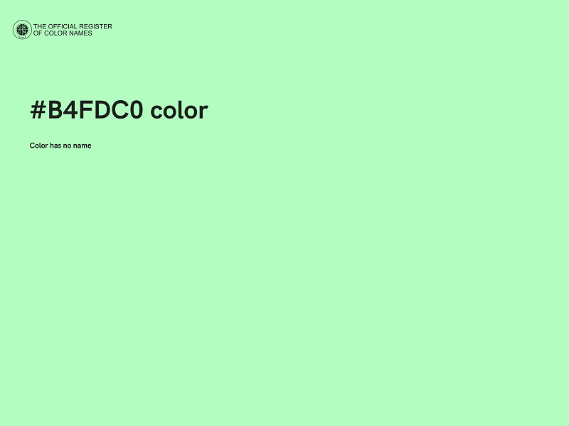 #B4FDC0 color image