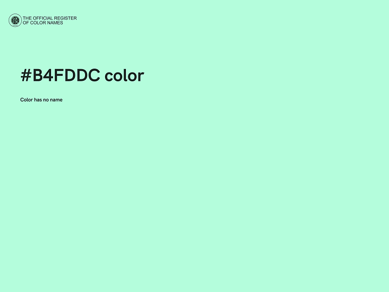 #B4FDDC color image