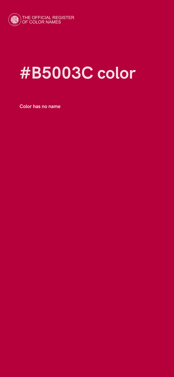 #B5003C color image