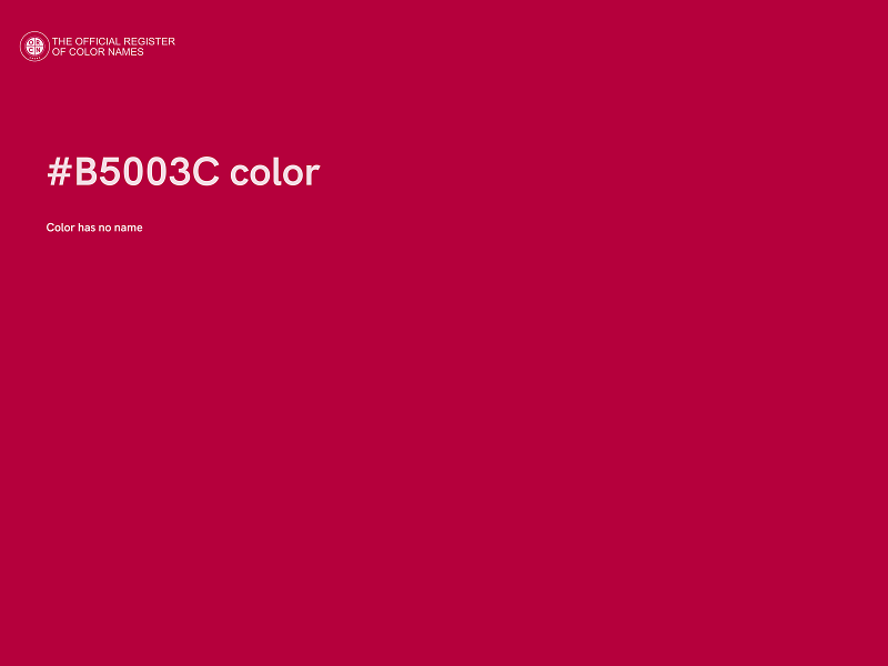 #B5003C color image