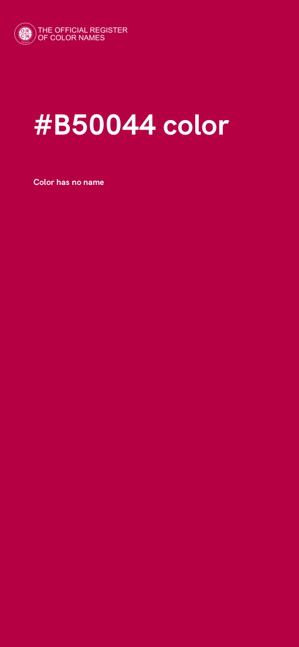 #B50044 color image