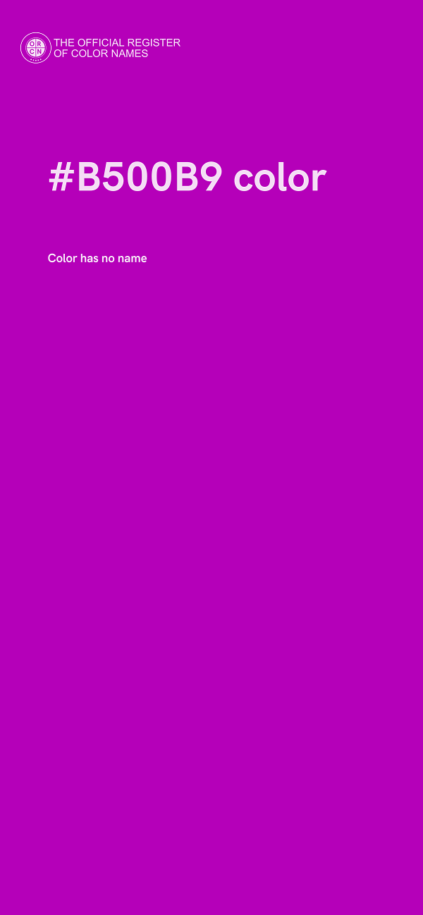 #B500B9 color image