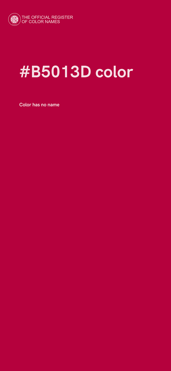 #B5013D color image
