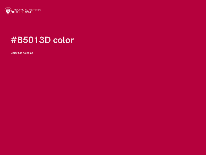 #B5013D color image