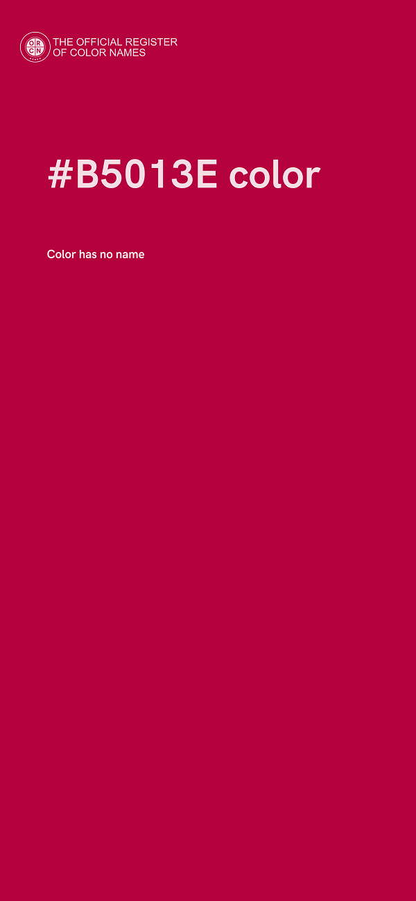 #B5013E color image