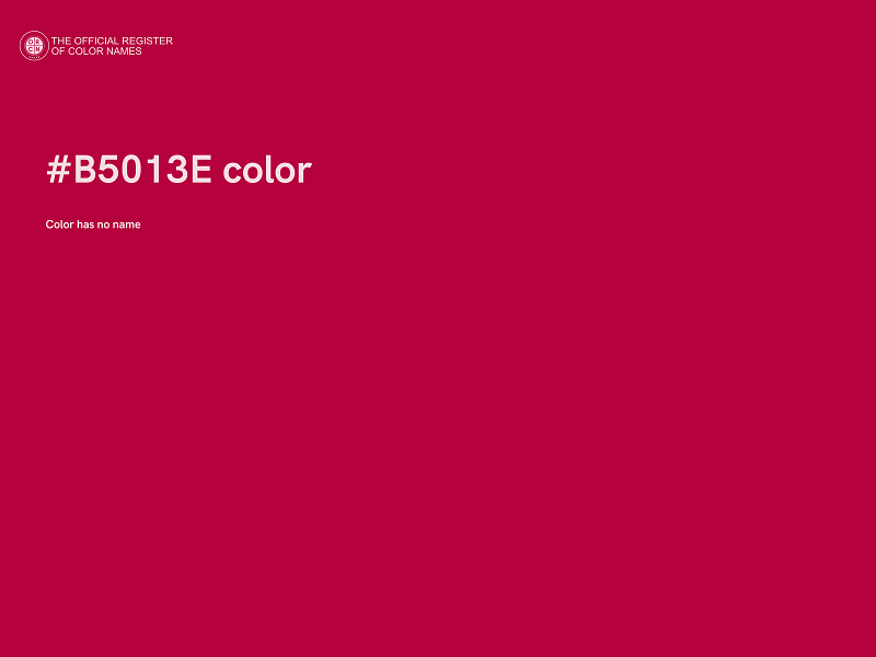 #B5013E color image