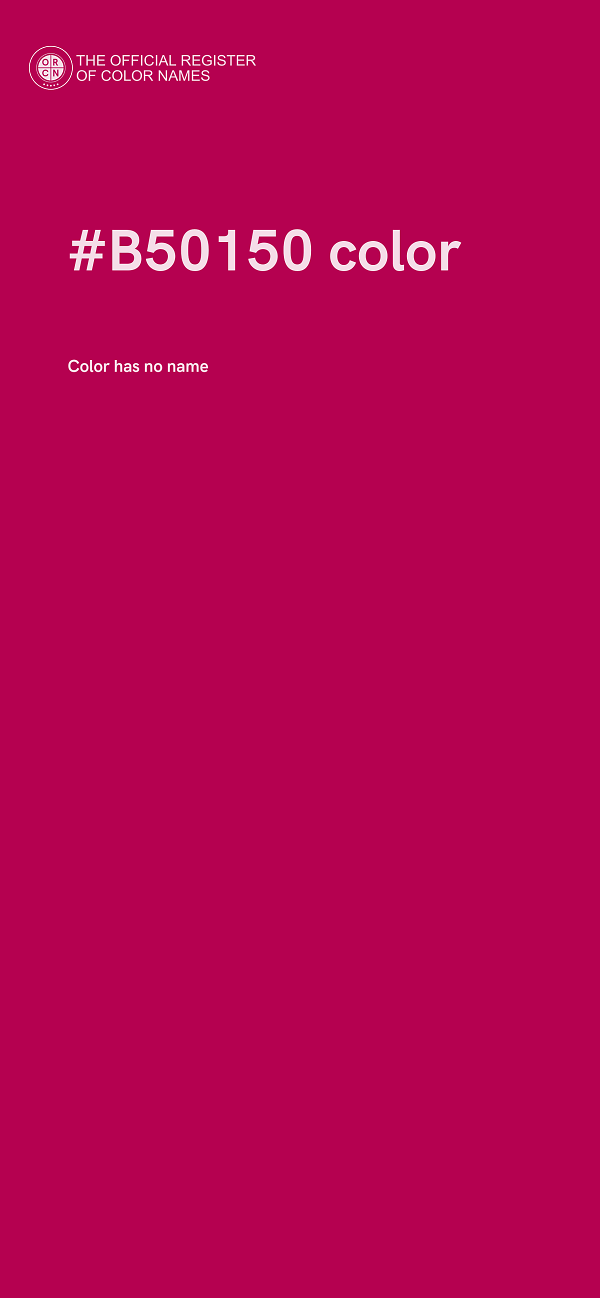 #B50150 color image