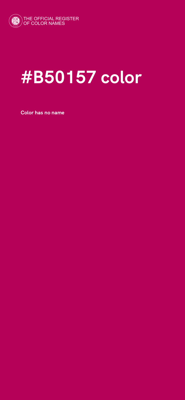 #B50157 color image