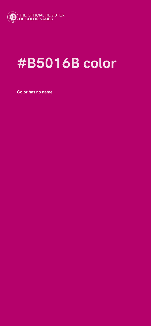 #B5016B color image